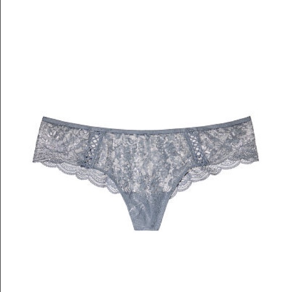 New VS DA Floral Lace-trim Hipster Thong Panty - Picture 2 of 6